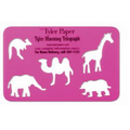 Stock Zoo Stencil w/Wild Animal Cutouts - 1 Color